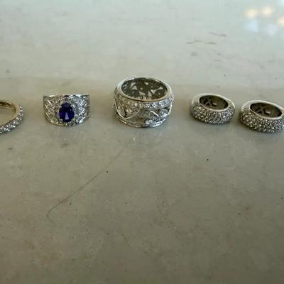 Rings And Clip On Earrings (3)