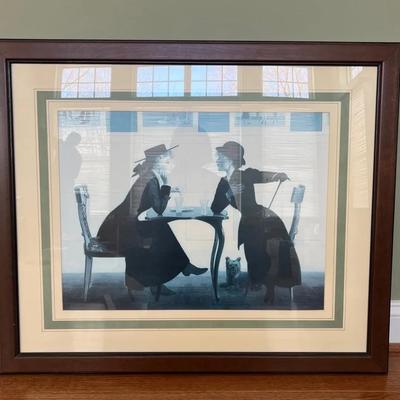 "The Conversation" Framed Print