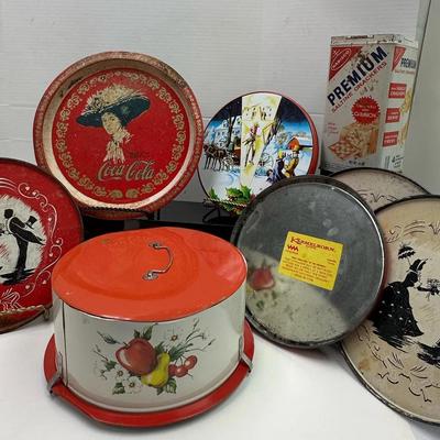 Vintage Americana Tin and Tray Collection 