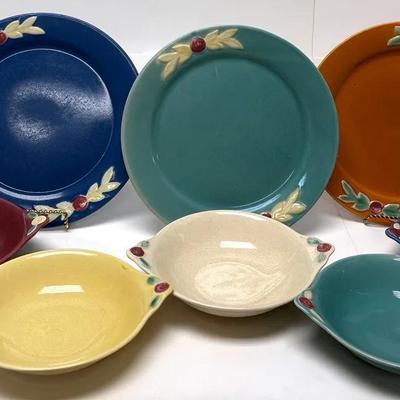 Vintage "Coors" Pottery Rosebud Set