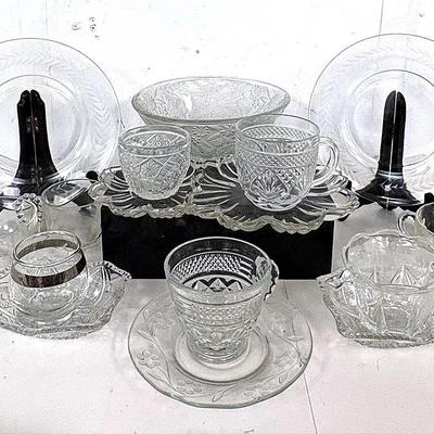 Vintage Glass Dish Set