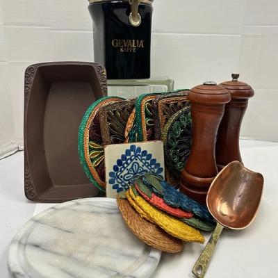 Gevalia Canister, Trivets and More