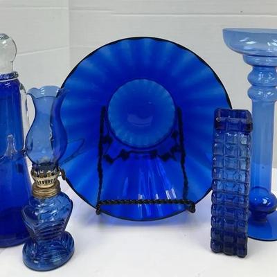 Stunning Cobalt Blue Art Glass Collection