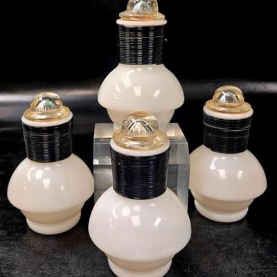 "McKee" Glasbake Hottle Milk Glass Carafe Collection 