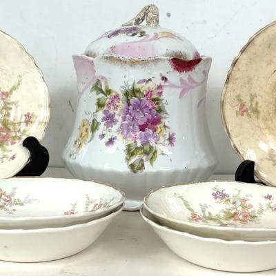Antique "Homer Laughlin" Floral China Collection