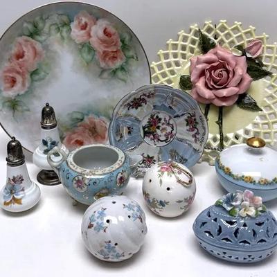 Vintage Porcelain and Milk Glass Collection