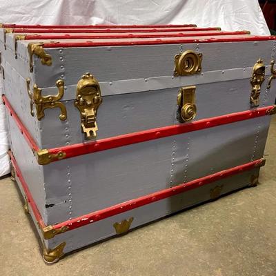 Vintage Steamer Chest 