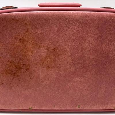 Vintage Pink Hard-Shell Suitcase