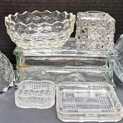 Vintage Glassware, Cut Crystal and Fairy Lamp Collection