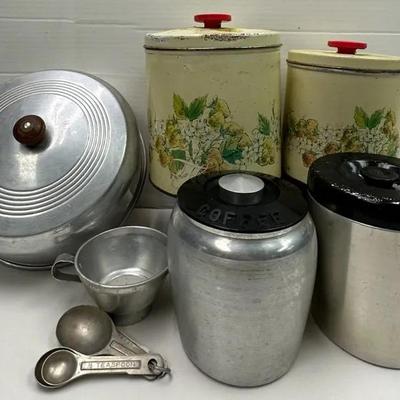 Mid-Century Kitchen Canisters and More 