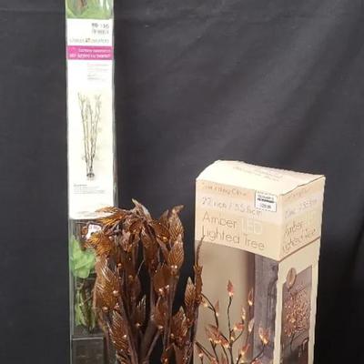 A Little Amber-Tone Ambient Lighting & More - Beautiful Lighted Branches