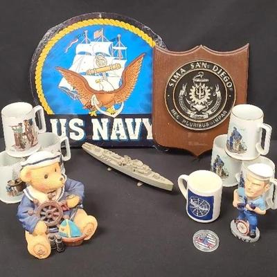 Maritime Military Memorobilia, Mugs And More 