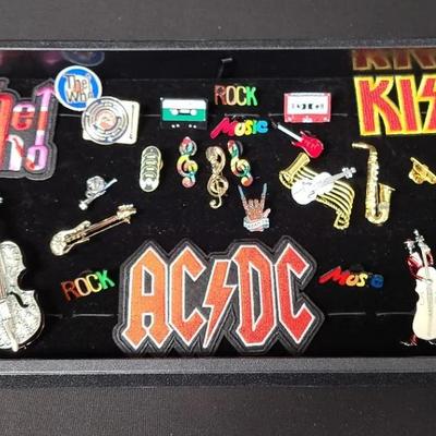 Rock On - Patch & Pin Assortment For Music Enthusiasts 