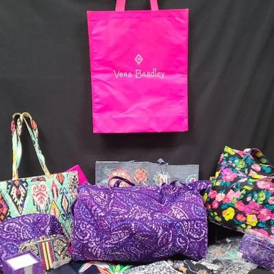 Bright & Beautiful Vera Bradly Bag Assortment With Bonus Items 