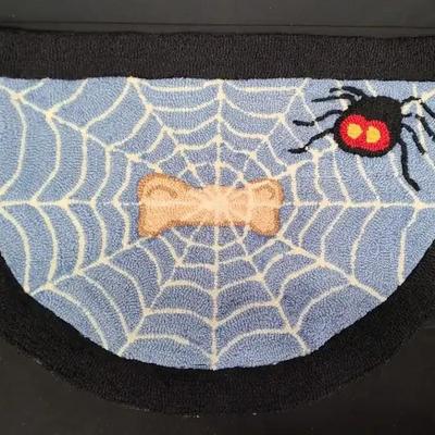 Classy Custom Paw Prints Cat & Dog Mat - Semicircle Shaped Rug To Protect Paws & Floors