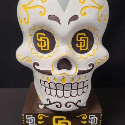 San Diego Padres Skull With A 'Stache