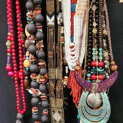 Free-Spirited Assortment Of Charm Necklaces 
