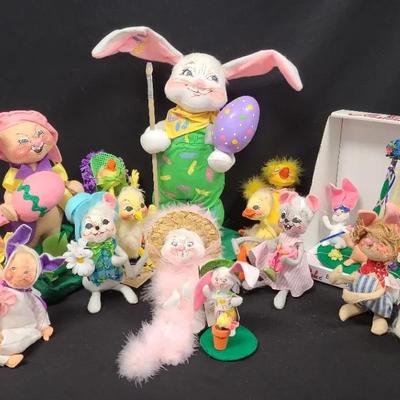 Easter Extravaganza - Awesome Annalee Assortment Of Mobilitee Dolls (Some New)