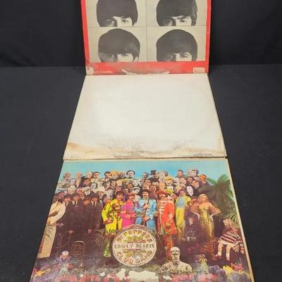 The Beatles Vinyl LP Trio
