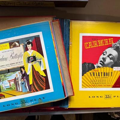 Vintage Classical LP Record Set – RCA Victor Red Seal & Columbia Masterworks – 33⅓ RPM Long Play Alb