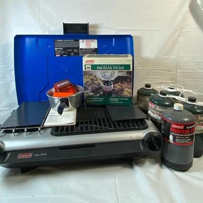 Camp Stove, Propane And Accessories 