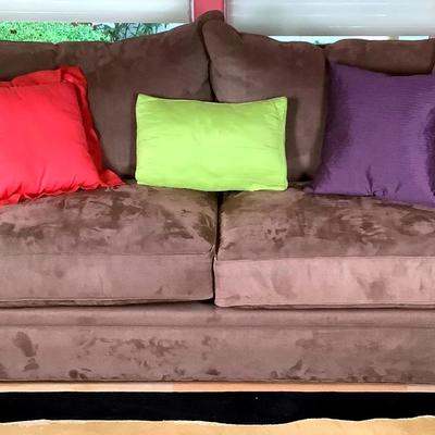 Microsuede Sofa - Like New!