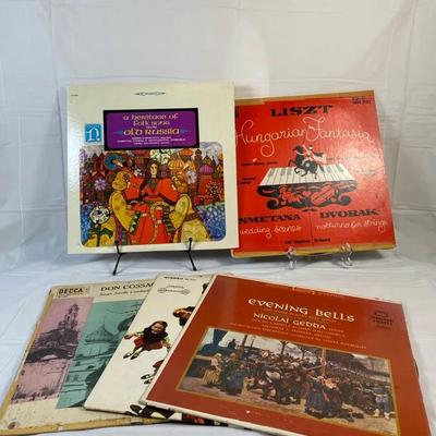 Vintage Classical & Folk LP Record Lot – Russian, Eastern European & German Recordings
