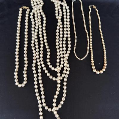 Lot Of Costume Pearls 2
