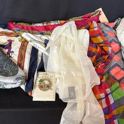 Elegant Lot Of Scarves 