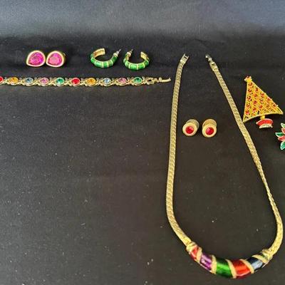 Holiday Costume Jewelry Lot