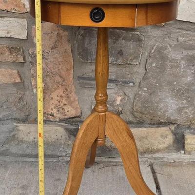 Wooden Accent End Table