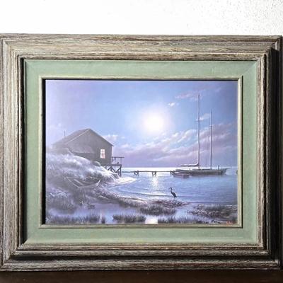 Dalhart Windberg "Hidden Cove" Framed Print