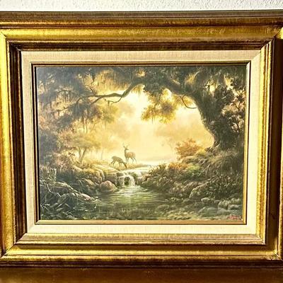 Dalhart Windberg "Woodland Reflections" Framed Print