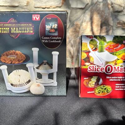 Onion Machine & Slice O-Matic 