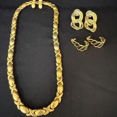 Goldtone Costume Jewelry Lot 3