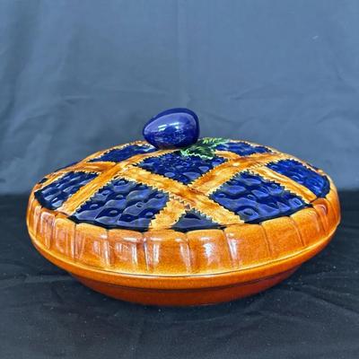 Blueberry Pie Dish (Made in Portugal)