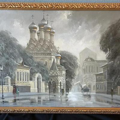 Reproduction Oil Painting By P. Kyroahab 
