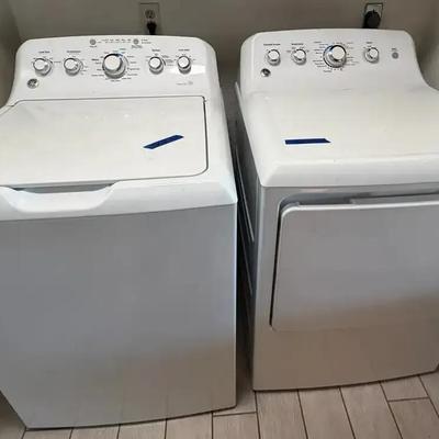 GE® 4.2 CU. FT. CAPACITY Washer And Dryer W/ Stainless Steel Basket