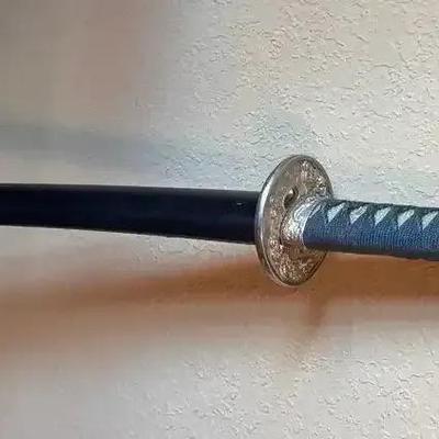 Katana-Inspired Display Sword with Metal Blade