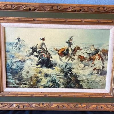 CM Russell Reproduction Painting ‘Jerk Down’