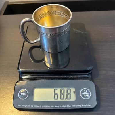 Sterling Silver Cup Towie Sterling 79131 68.8g 