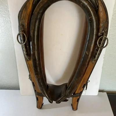 Draft Horse Collar And Snaffle Bit