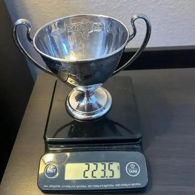 Sterling Silver Cup marked International.S 2411 Tw 223.5g 