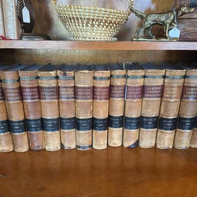 Sale Photo Thumbnail #23: Antique Law Books