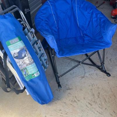 Sale Photo Thumbnail #43: Large Foldiing Rocking Chair