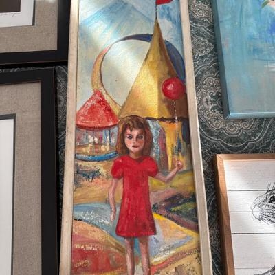 Sale Photo Thumbnail #1015: AL Hussey art