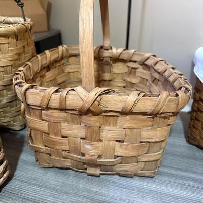 Sale Photo Thumbnail #1208: Hand Woven Basket
