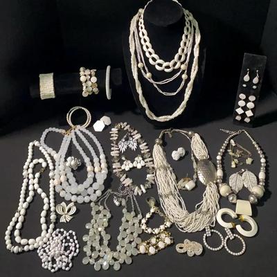 White Themed Jewelry 