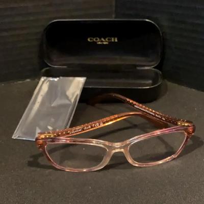 Coach Pink  Hombre Glasses With Case