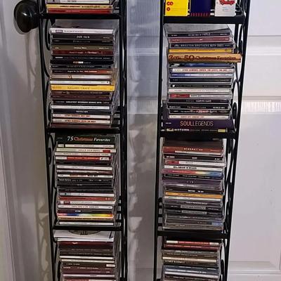 Metal CD Stands with CDs